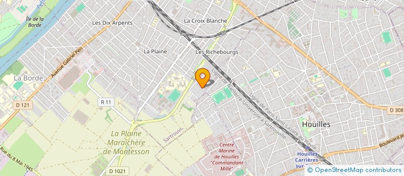 localisation de l'entreprise MONSIEUR GEFRAY RIBEIRO à SARTROUVILLE