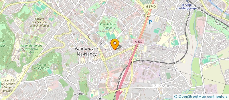 localisation de l'entreprise MONSIEUR GEGHAM YEPREMYAN  VANDUVRE-LES-NANCY