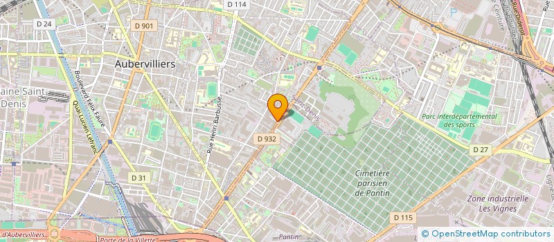 localisation de l'entreprise MONSIEUR GEHIN LIAM  AUBERVILLIERS