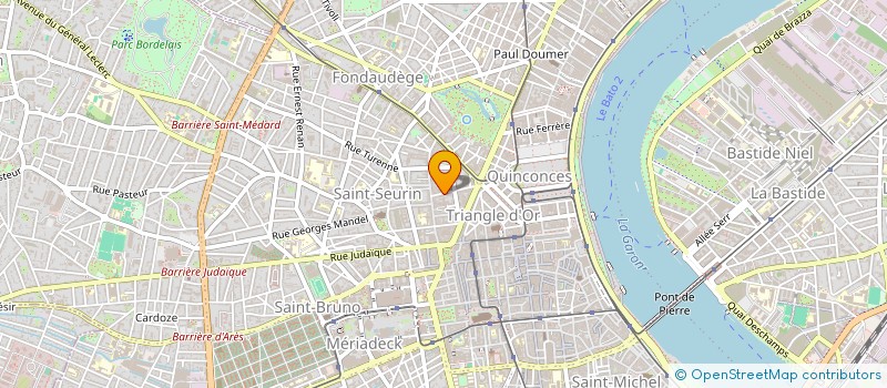 localisation de l'entreprise MONSIEUR GELBA JEREMIE MBICK  BORDEAUX