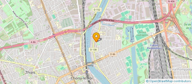 localisation de l'entreprise MONSIEUR GELSONE TAVARES SILVA à CHOISY-LE-ROI