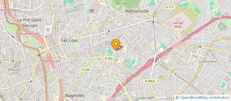 localisation de l'entreprise MONSIEUR GELU ANGHEL à BAGNOLET