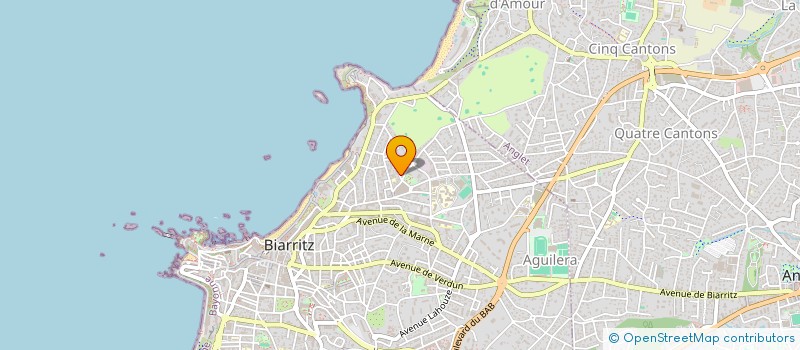 localisation de l'entreprise MONSIEUR GELU CRISTIEAN à BIARRITZ