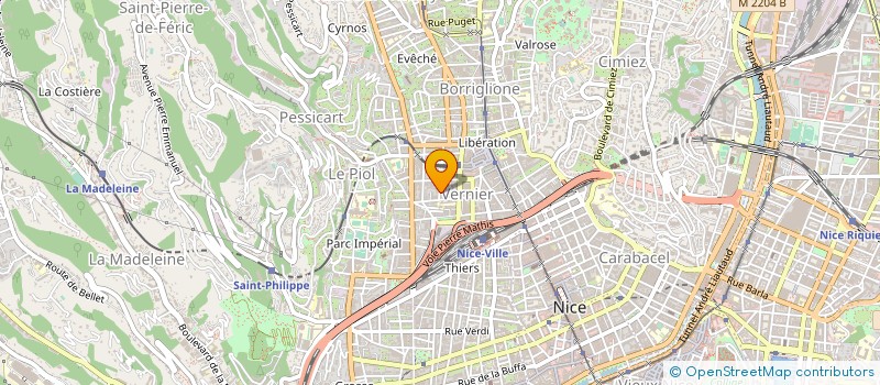 localisation de l'entreprise MONSIEUR GELU PANA à NICE
