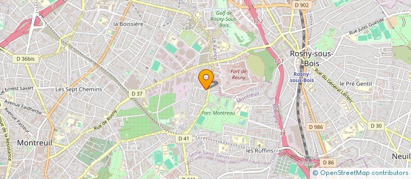 localisation de l'entreprise MONSIEUR GELU PIRVU à MONTREUIL