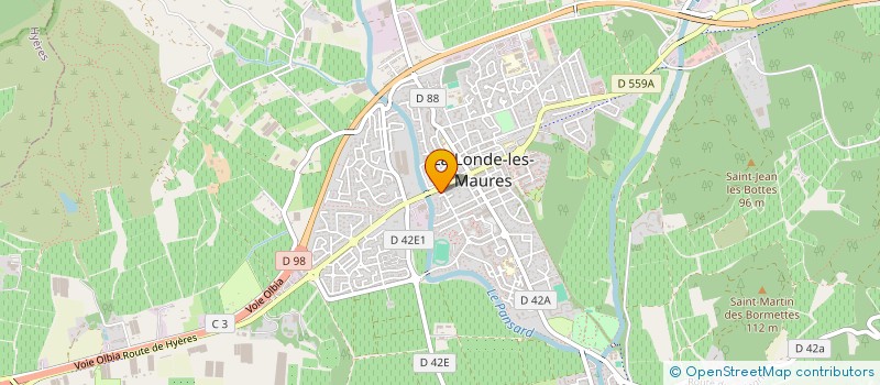 localisation de l'entreprise MONSIEUR GELU RADU CUFOIAN  LA LONDE-LES-MAURES