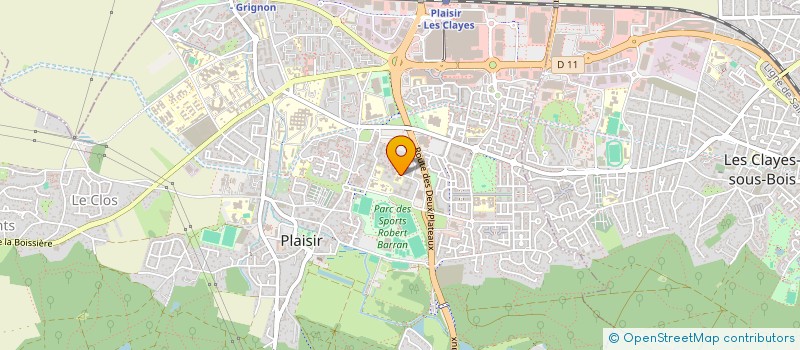 localisation de l'entreprise MONSIEUR GEMAEL VORIMANA  PLAISIR