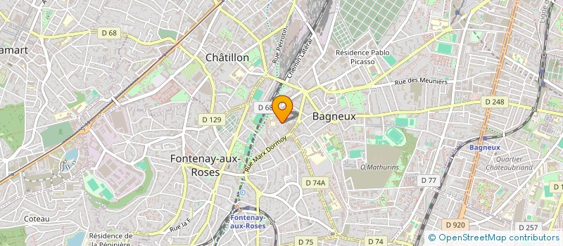 localisation de l'entreprise MONSIEUR GEMERICK GAMA à FONTENAY-AUX-ROSES