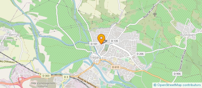 localisation de l'entreprise MONSIEUR GENCI YZELLARI  TREBES