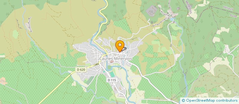 localisation de l'entreprise MONSIEUR GENE BARBE à CAUNES-MINERVOIS