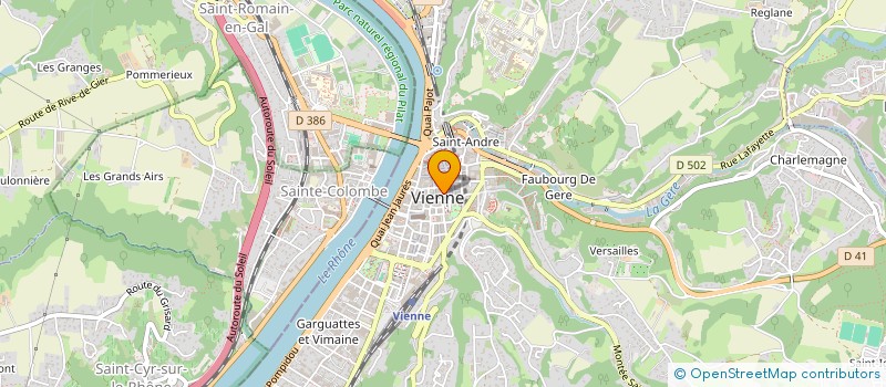 localisation de l'entreprise MONSIEUR GENEREUX AMADOR  VIENNE