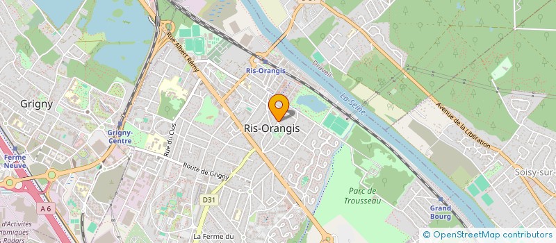 localisation de l'entreprise MONSIEUR GENESIO BISERRA GUIMARAES  RIS-ORANGIS