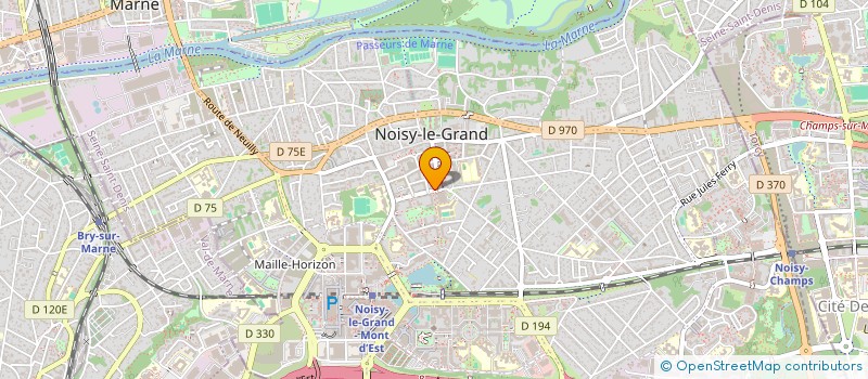 localisation de l'entreprise MONSIEUR GENESIS BATISTA NEVES à NOISY-LE-GRAND