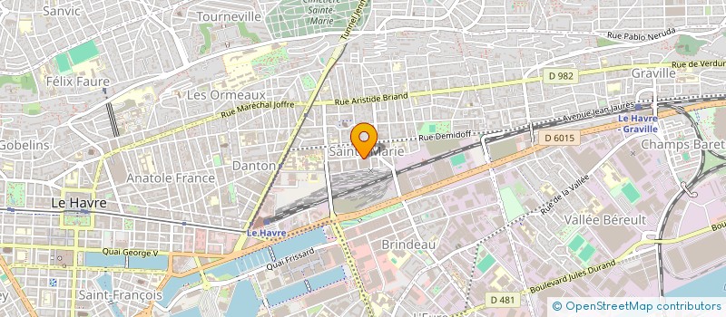 localisation de l'entreprise MONSIEUR GENESIS OSADIAYE  LE HAVRE