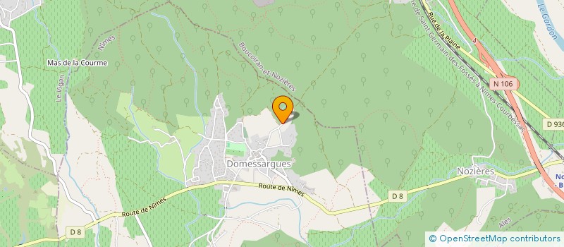 localisation de l'entreprise MONSIEUR GENEST STEPHANE  DOMESSARGUES