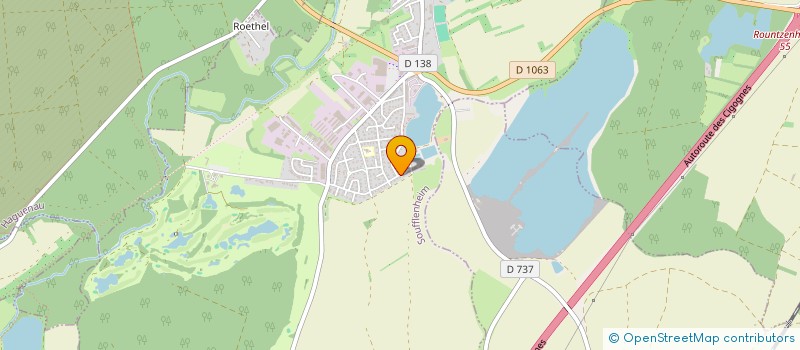 localisation de l'entreprise MONSIEUR GENEVIEVE VITZIKAM  SOUFFLENHEIM