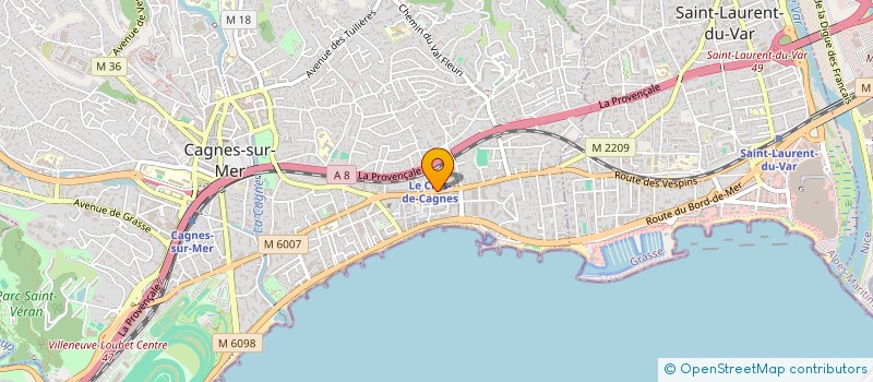 localisation de l'entreprise MONSIEUR GENNADI TIMOFEJEV à CAGNES-SUR-MER
