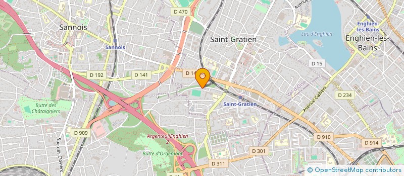 localisation de l'entreprise MONSIEUR GENNADII KOFMAN  SAINT-GRATIEN