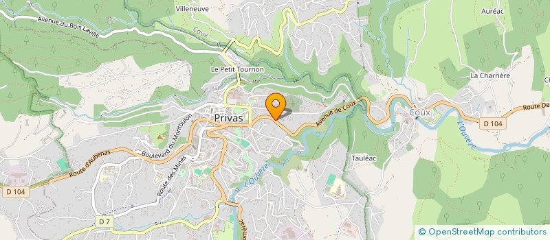 localisation de l'entreprise MONSIEUR GENNARO RAUCCI  PRIVAS