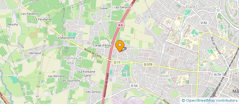 localisation de l'entreprise MONSIEUR GENNARO RECCHIA  CHARNAY-LES-MACON