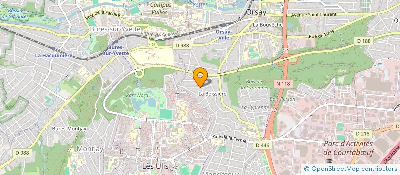 localisation de l'entreprise MONSIEUR GENNARRO WIJNGAARDE à ORSAY