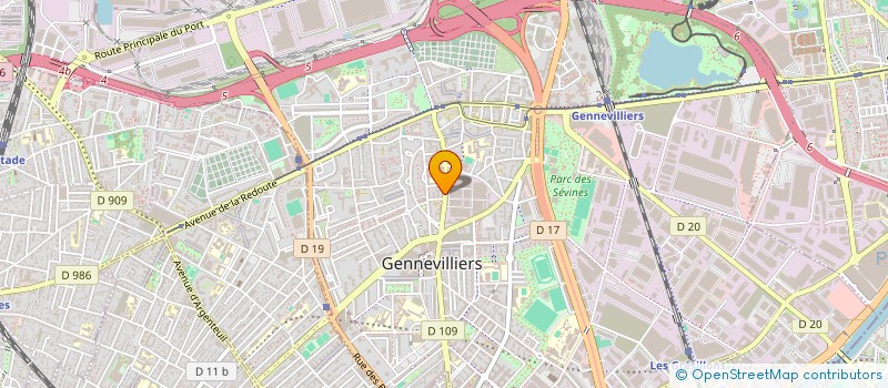 localisation de l'entreprise MONSIEUR GENNEVILLIERS ROLLAND  GENNEVILLIERS