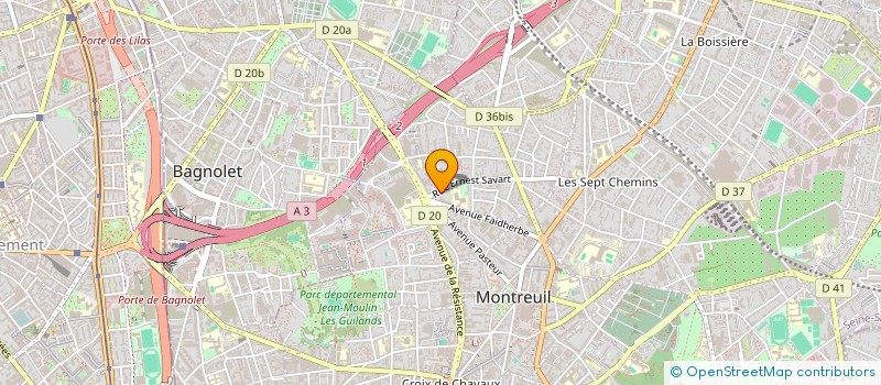 localisation de l'entreprise MONSIEUR GENOUEL THIERRY à MONTREUIL