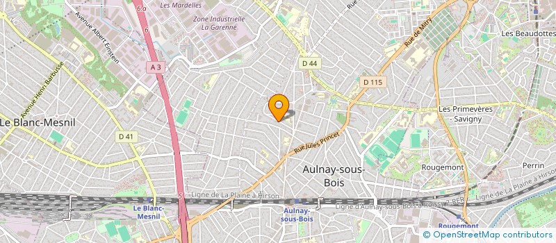 localisation de l'entreprise MONSIEUR GENTIAN CAMI  AULNAY-SOUS-BOIS