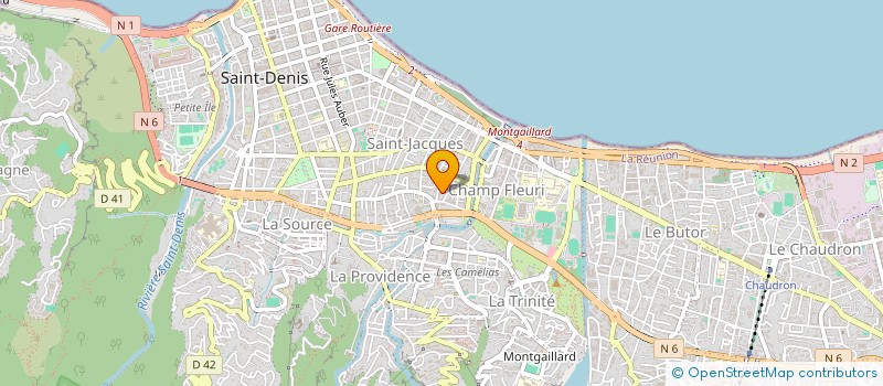 localisation de l'entreprise MONSIEUR GENTIL CLAIN à SAINT-DENIS
