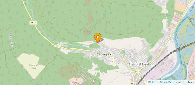 localisation de l'entreprise MONSIEUR GENTRIT GASHI  ARS-SUR-MOSELLE