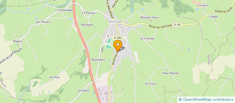 localisation de l'entreprise MONSIEUR GEOFFRAY BROCA  NEULISE