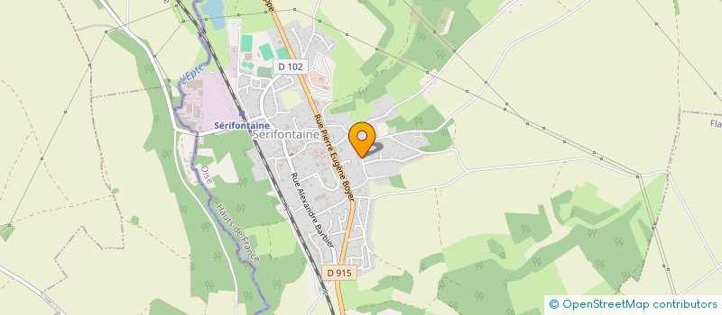 localisation de l'entreprise MONSIEUR GEOFFRAY BRUNET  SERIFONTAINE