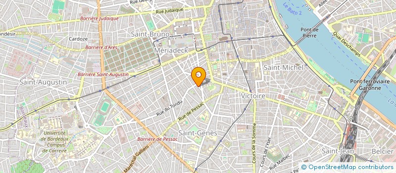 localisation de l'entreprise MONSIEUR GEOFFRAY CAGNION  BORDEAUX