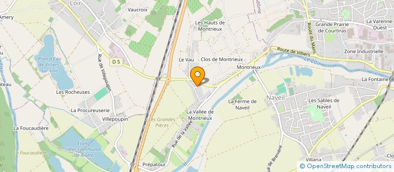 localisation de l'entreprise MONSIEUR GEOFFRAY ERNY  NAVEIL