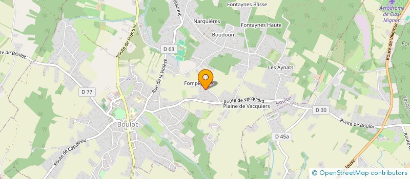 localisation de l'entreprise MONSIEUR GEOFFRAY GOBBATO à BOULOC