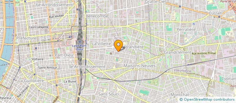 localisation de l'entreprise MONSIEUR GEOFFRAY GRAS  LYON