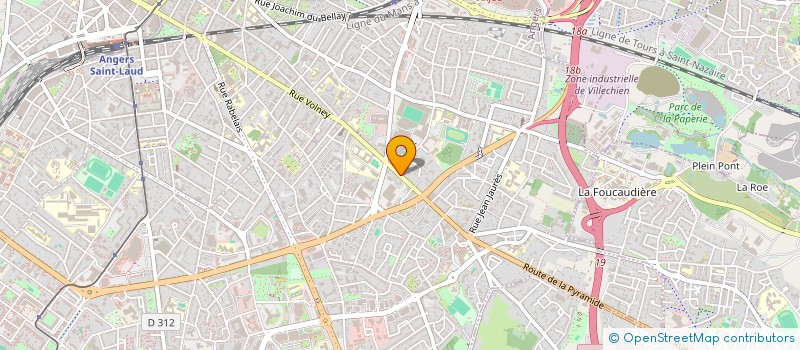 localisation de l'entreprise MONSIEUR GEOFFRAY GREAU à ANGERS