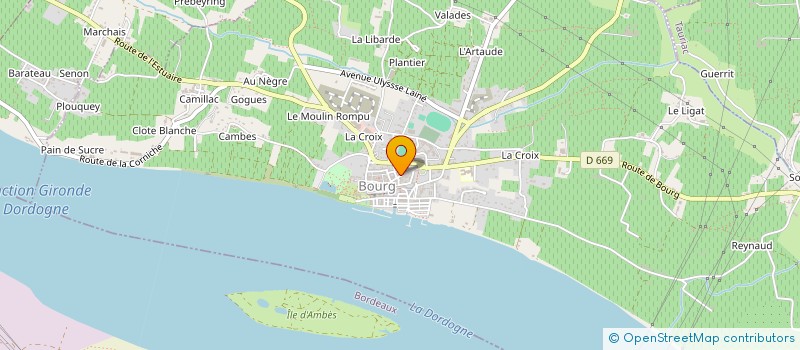 localisation de l'entreprise MONSIEUR GEOFFRAY LAVERGNE  BOURG