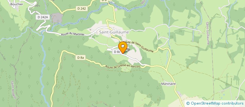 localisation de l'entreprise MONSIEUR GEOFFRAY LECAILLE  SINARD