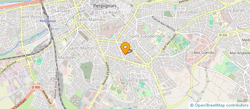 localisation de l'entreprise MONSIEUR GEOFFRAY MACHOT  PERPIGNAN