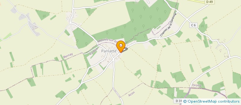 localisation de l'entreprise MONSIEUR GEOFFRAY MAILHES  DROISY