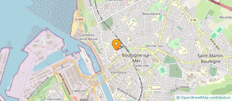 localisation de l'entreprise MONSIEUR GEOFFRAY MARCOURT-MARRE  BOULOGNE-SUR-MER