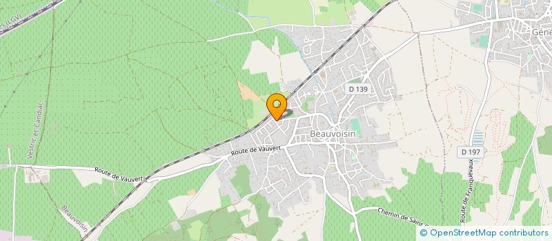 localisation de l'entreprise MONSIEUR GEOFFRAY MATINI  BEAUVOISIN