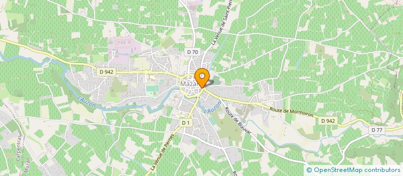 localisation de l'entreprise MONSIEUR GEOFFRAY PAYAN à MAZAN
