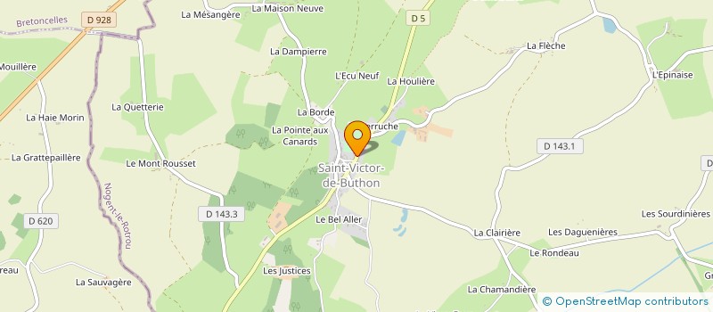 localisation de l'entreprise MONSIEUR GEOFFRAY VAYER à LA LOUPE