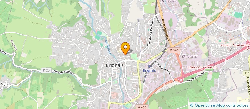 localisation de l'entreprise MONSIEUR GEOFFRAY VIDOLLIER BATTAGLIA  BRIGNAIS