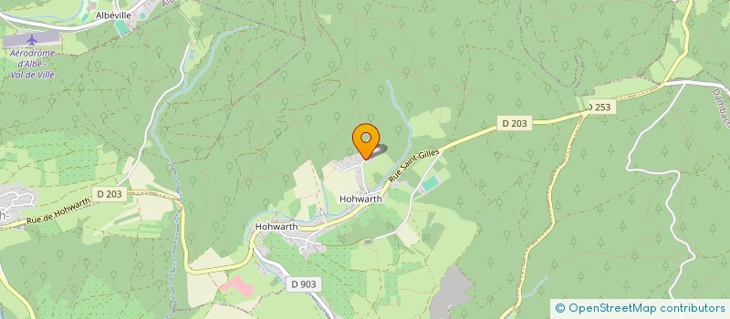 localisation de l'entreprise MONSIEUR GEOFFRAY WENDLING  SAINT-PIERRE-BOIS