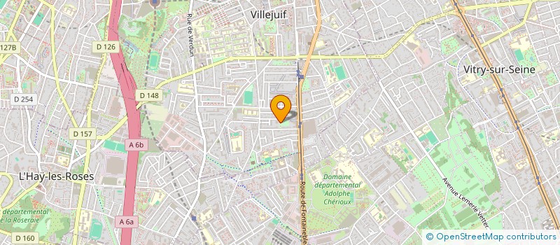 localisation de l'entreprise MONSIEUR GEOFFREY ADAM  VILLEJUIF