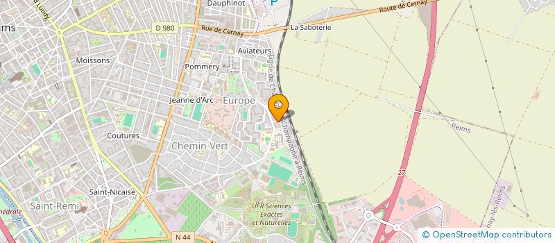 localisation de l'entreprise MONSIEUR GEOFFREY ADAM  REIMS