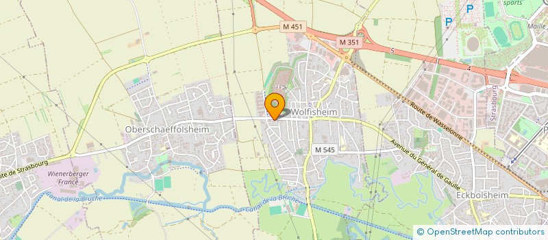 localisation de l'entreprise MONSIEUR GEOFFREY AESCHELMANN  WOLFISHEIM